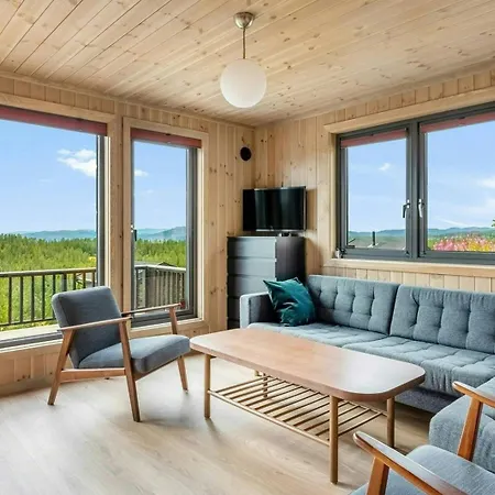 Mountain With Panoramic Views In Norefjell *