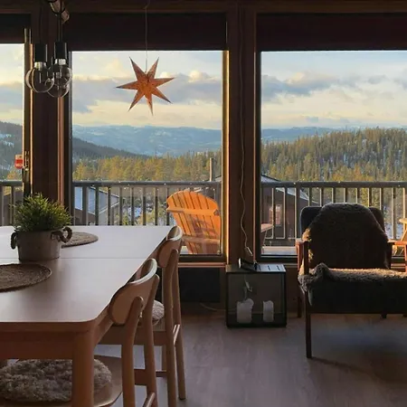 Mountain With Panoramic Views In Norefjell *